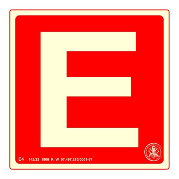 Placa PVC 19x19cm E4 E-Coluna